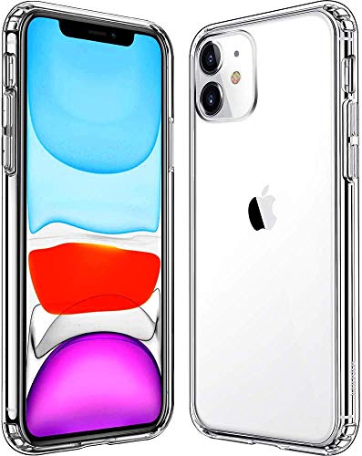 Compatible with iPhone 11 Case, Clear Shock Absorption Bumpers Cases for 6.1 Inch