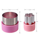 Vegetable Cutters Shapes Set, 20pcs Stainless Steel Mini Cookie Cutters, Vegetable