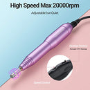 Portable Electric Nail Drill, Compact Efile Electrical Professional Nail File Kit for Acrylic