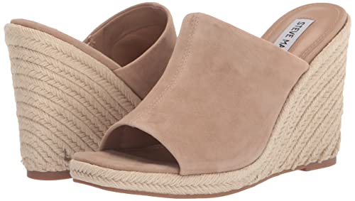 Women's URGE Wedge Sandal, Tan Suede, 7.5