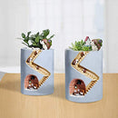Creative Plants Flower Pots Brush Pots Ornaments for Succulent Plants Pot Decorated