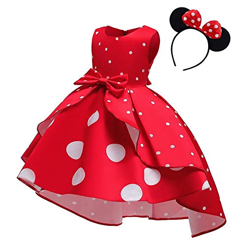 Girls Polka Dot Halloween Christmas Princess Party Cosplay Costume