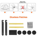 Bicycle Repair Bag & Bicycle Tire Pump, Home Bike Tool Portable Patches Fixes,