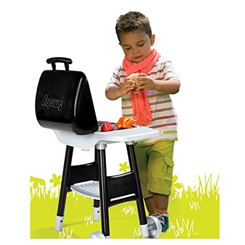 Roleplay BBQ Plancha Grill with 16-piece accessory set, Black Playset