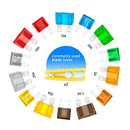 Nilight - 50018R 240pcs Standard and Mini Blade Fuses Set,