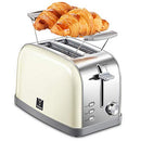 2 Slice Toaster with 7 Bread Shade Settings and Warming Rack