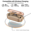 T10 Bluetooth 5.0 Wireless Earbuds with Wireless Charging Case, Waterproof Stereo
