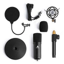 USB Microphone Kit 192KHZ/24BIT MAONO AU-A04T PC Condenser Podcast Streaming Cardioid Mic Plug & Play for Computer, YouTube, Gaming Recording