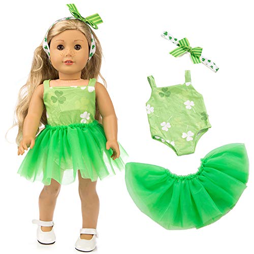 7 Sets 18 inch Doll Clothes Gifts and Accessories, Fit American 18 inch Girls Doll