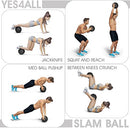 Yes4All 10 lbs Slam Ball for Strength and Crossfit Workout