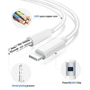Aux Cord for iPhone, iSkey 3.5mm Aux Cable for Car Compatible with iPhone
