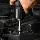 Mechanics Tool Set Drive Socket Wrench Ratchets, SAE/Metric, 122-Piece