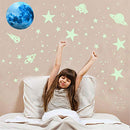 Glowing Stars for Ceiling, 1008 PCS Glow in The Dark Stars,Space Wall Decals