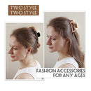 Large Claw Clips For Thick Hair, Big Hair Clip For Thin Hair, Girls' Hair Clips Claw, Neutral