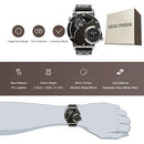 Men's Unique Analog Watch, Waterproof Fashion Dress Quartz Wrist Watch