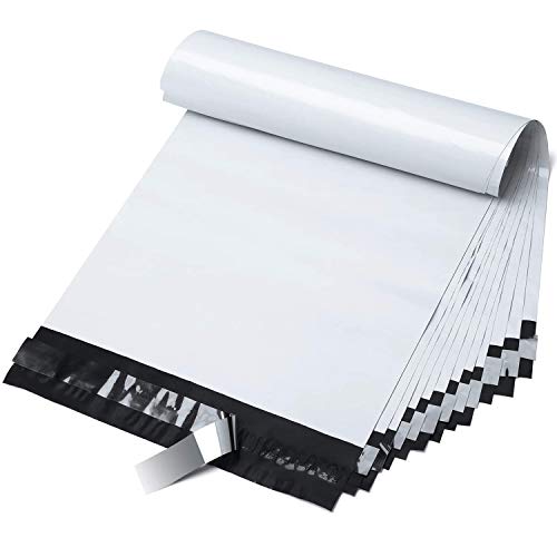 9x12 200 Pcs White Poly Mailers Shipping Envelopes, Self-Seal Envelopes