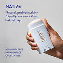 Natural Deodorant for Women and Men, Aluminum Free with Baking Soda, Probiotics
