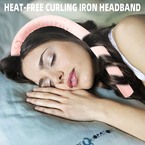 Heatless Curling Rod Headband No Heat Silk Ribbon Curling Rod Hair Roller Curls