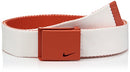 Nike Men's New Tech Essentials Reversible Web Belt, Team Orange/White