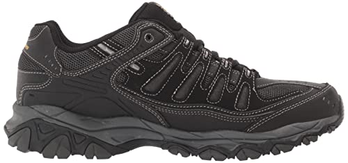 Skechers mens After Burn fashion sneakers, Black, 10 US