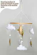 Baby Mobile for Crib - Modern Boho Baby Mobile - Nursery Mobile for Girl or Boy