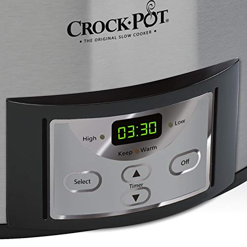 SCCPVL610-S-A 6-Quart Cook & Carry Programmable Slow Cooker with Digital Timer