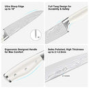 23 PCS Kitchen Knife Set with Block, Germany High Carbon Stainless Steel Chef Knife