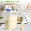 Small Rice Storage Container, Dry Food Airtight Container, Pet Dog Cat Food Canister