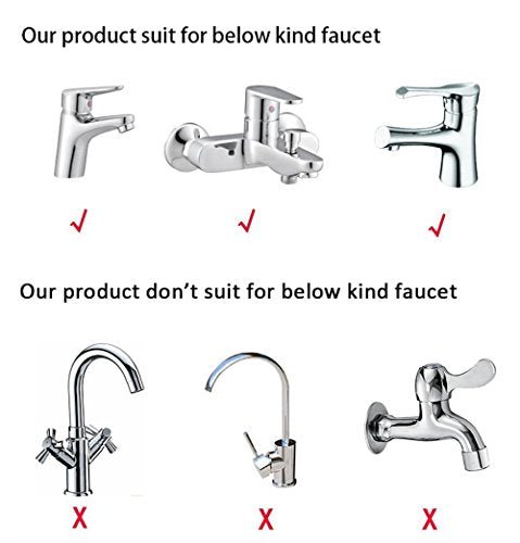 Leaf Design Safety Faucet For Kids Hand Washing Baby Bathroom Sink(2PCS/Pack)