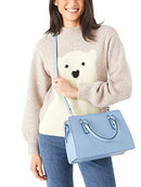 Kate Spade New York Lise Mulberry Street Shoulder bag Handbag (Dusty Blue)