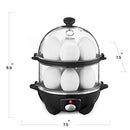 Double Tier Egg Cooker, Boiler, Rapid Maker & Poacher, Meal Prep for Week