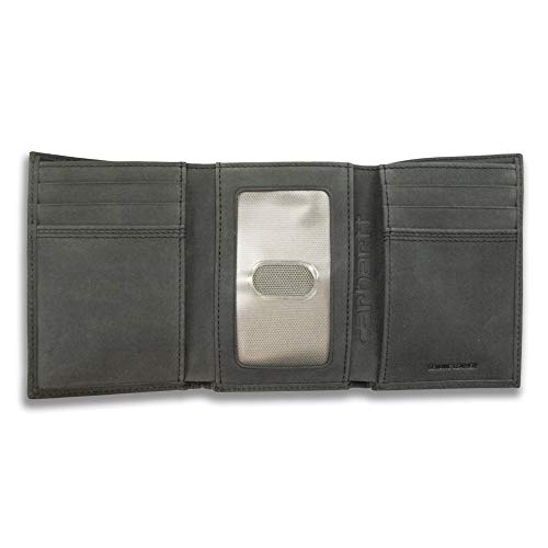 Men's Standard Trifold, Durable Wallets, Available Canvas Styles, Leather