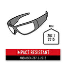 SPG400 Rechargeable Lighted LED Safety Glasses with Built-In Inspection Beam