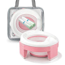 Portable Potty Seat for Kids Travel - Foldable Training Toilet Chair for Toddler