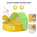 Baby Beach Tent, Portable Sun Shelter Baby Pool Tent, Kids Ball Pit Tent Paddling Pool