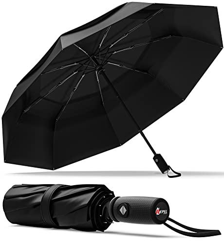 The Original Portable Travel Umbrella - Umbrellas for Rain Windproof, Strong Compact