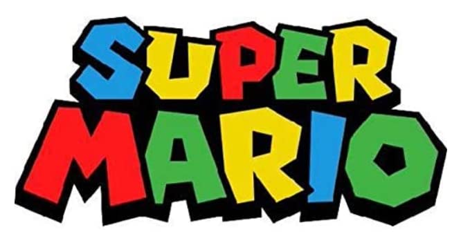 Super Mario Bros Game Over Nintendo Boys Lace Up Shoes Black, 3 Big Kid