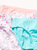 Hanes Girls' Ultimate 8-Pack Organic Cotton Hipster, Assorted, 12