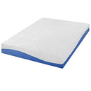 Olee Sleep Aquarius 10-Inch Memory Foam Mattress in Blue, Queen
