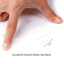 Clear Elastic, 1500pcs Mini Small Clear Ponytail Elastics Holders for Blond Kids Girls Hair