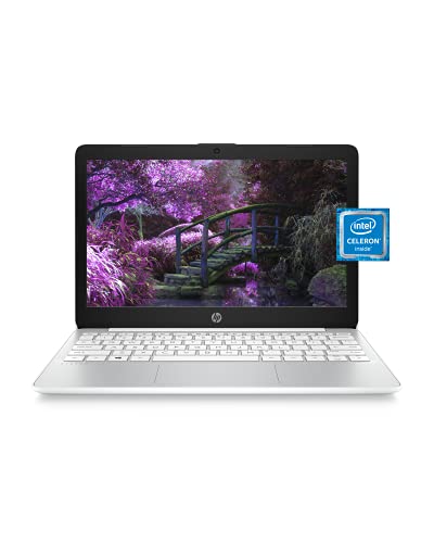 HP Stream 11 Laptop, Intel Celeron N4020, 4 GB RAM, 64 GB Storage, 11.6” HD Anti-Glare Display