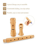 Soprano Beginners Recorder Baroque fingering C Key Maple Descant Recorder Instrument