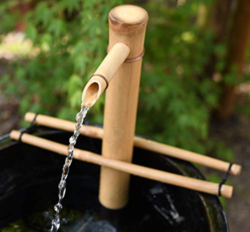 Bamboo Accents Water Fountain & Pump Kit - 12-inch Wide, Adjustable Branch Style