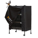 Bird Cage Cover(Black) Good Night Birdcage Cover Black-Out Birdcage Cover Durable