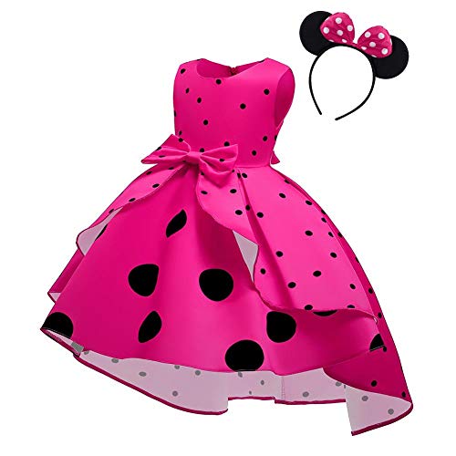 Girls Polka Dot Halloween Christmas Princess Party Cosplay Pageant Fancy Costume