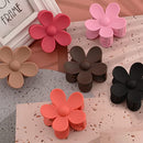 6 Pack 3 Inch Flower Claw Clips , Large Flower Hair Claw Clips for Women Thin Thick Curly