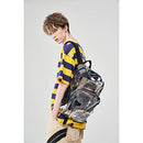 Clear Backpack Heavy Duty PVC Transparent Backpack with Reinforced Strap Stitches