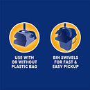 Swivel Bin & Rake Pooper Scooper Waste Management System (2 Bonus Heavy Duty