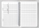 Fitness Logbook Softcover Black