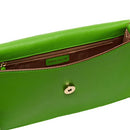 Anne Klein E/W Flap Shoulder w/Horse bit, Grass Green